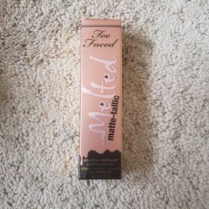 Too Faced matte-tallic lipstick